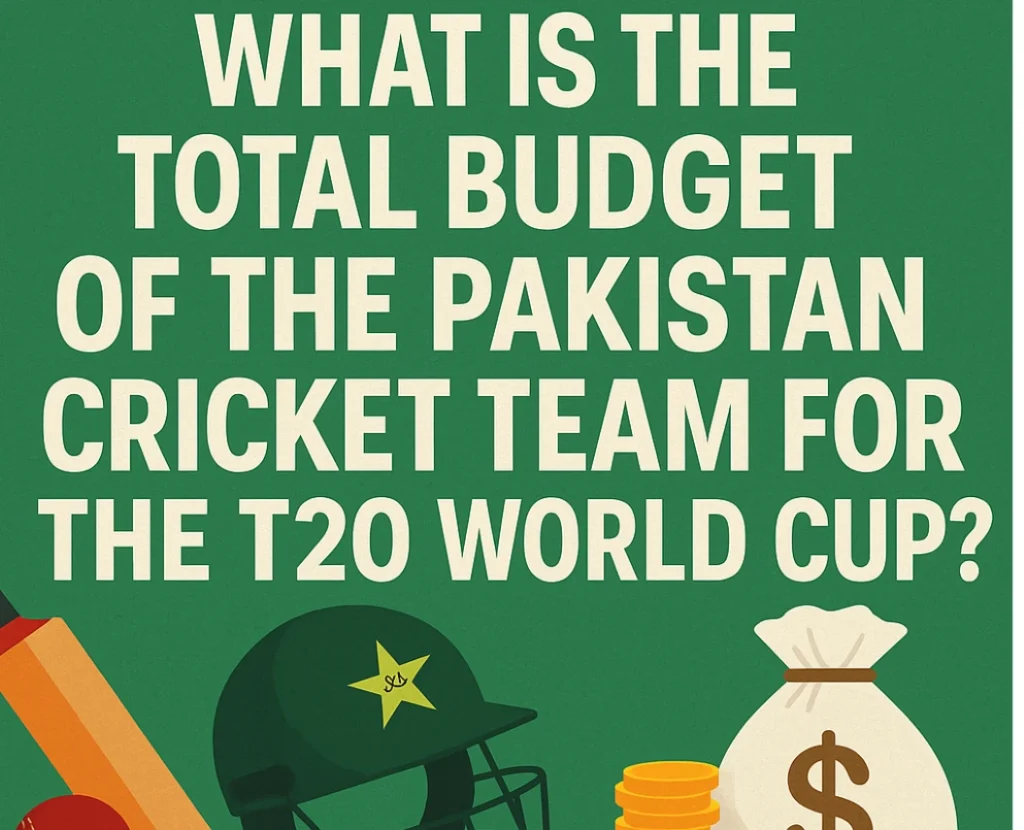Pakistan Cricket Team T20 World Cup Budget 2026 | Total Cost Breakdown