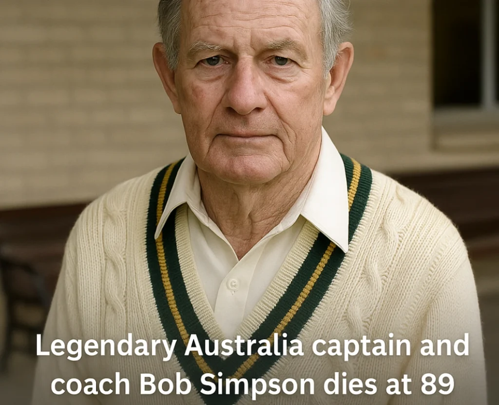 : Bob Simpson Australia cricket legend death